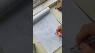 Drawling echo echo #ben10omniverse #ben10 #echoecho #drawing #coloring #skills