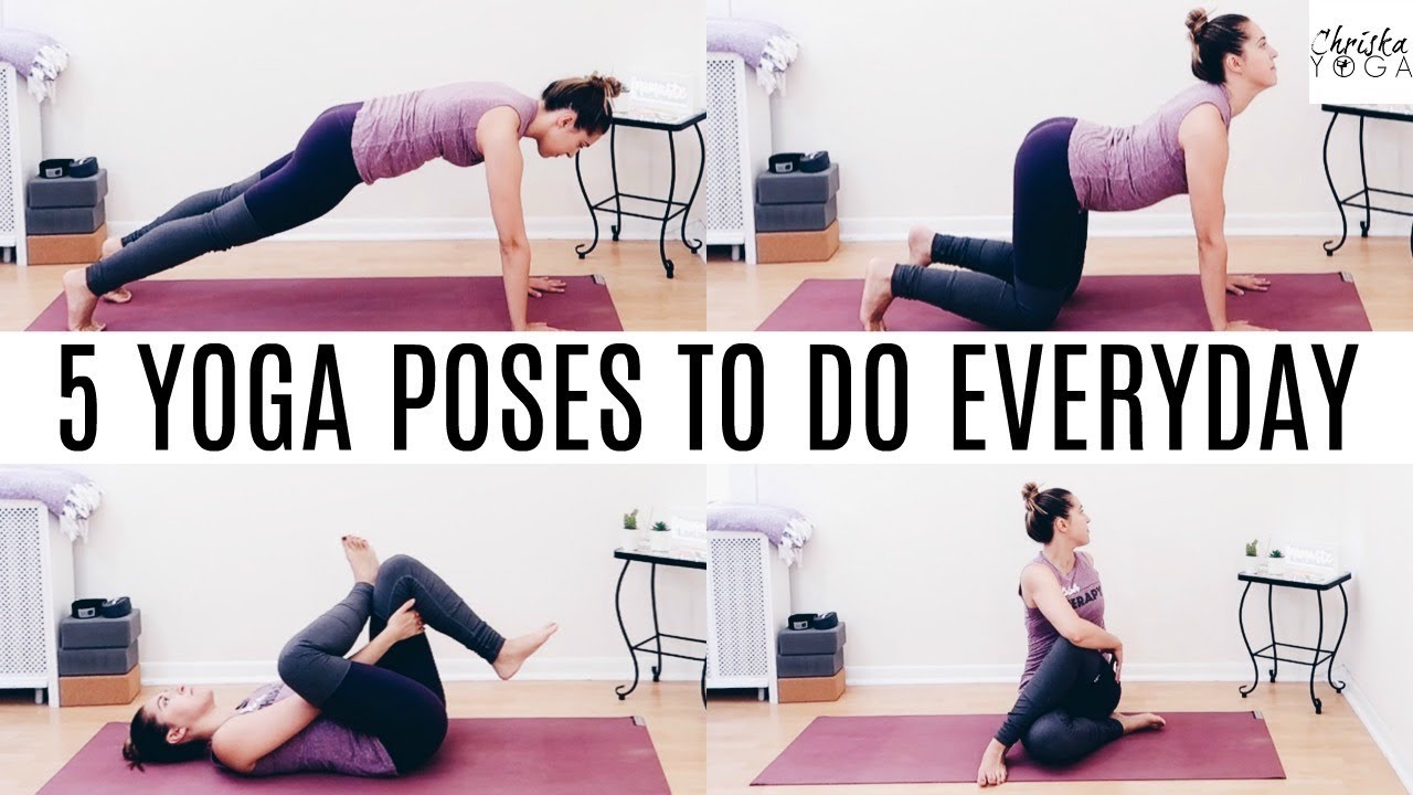 5 Yoga Poses To Do Every Day | Everyday Yoga Poses | Yoga Poses for