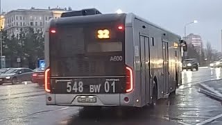 Yutong ZK 6128 HG (QazTehna)|32 маршрут|548 BW 01|A600