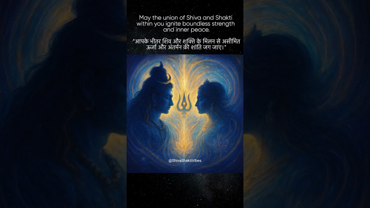 May The Union Of ShivaShakti Within You Ignite Boundless Strength And Inner Peace ShivaShaktiVibes