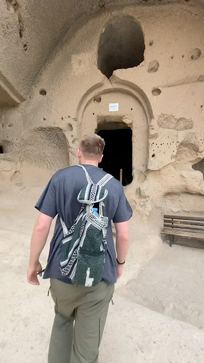 I’m exploring ❌ ancient underground city, carved in rock! 12,000 years old #ancientmystery