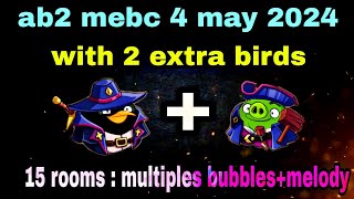 Angry birds 2 mighty eagle bootcamp Mebc 4 may 2024  with 2 extra birds bomb+leo #ab2 mebc today screenshot 3