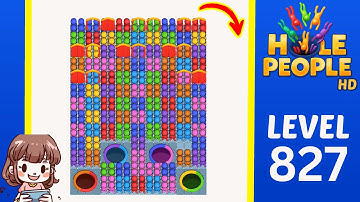 Hole People Level 827 Solution Walkthrough