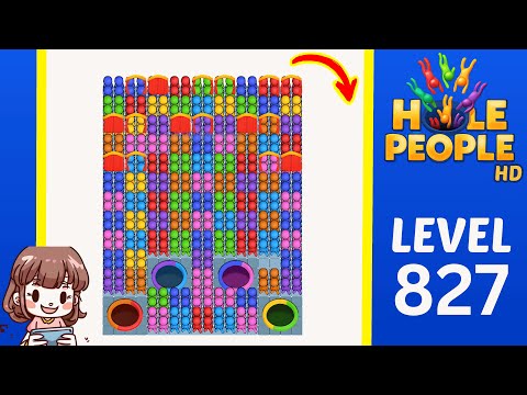 Hole People Level 827 Solution Walkthrough