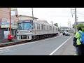 元東京メトロの車両が道を走る 熊本電鉄の併用軌道区間に行ってきた