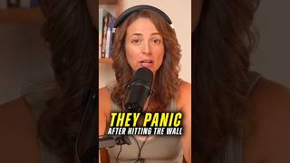She HIT THE WALL!
