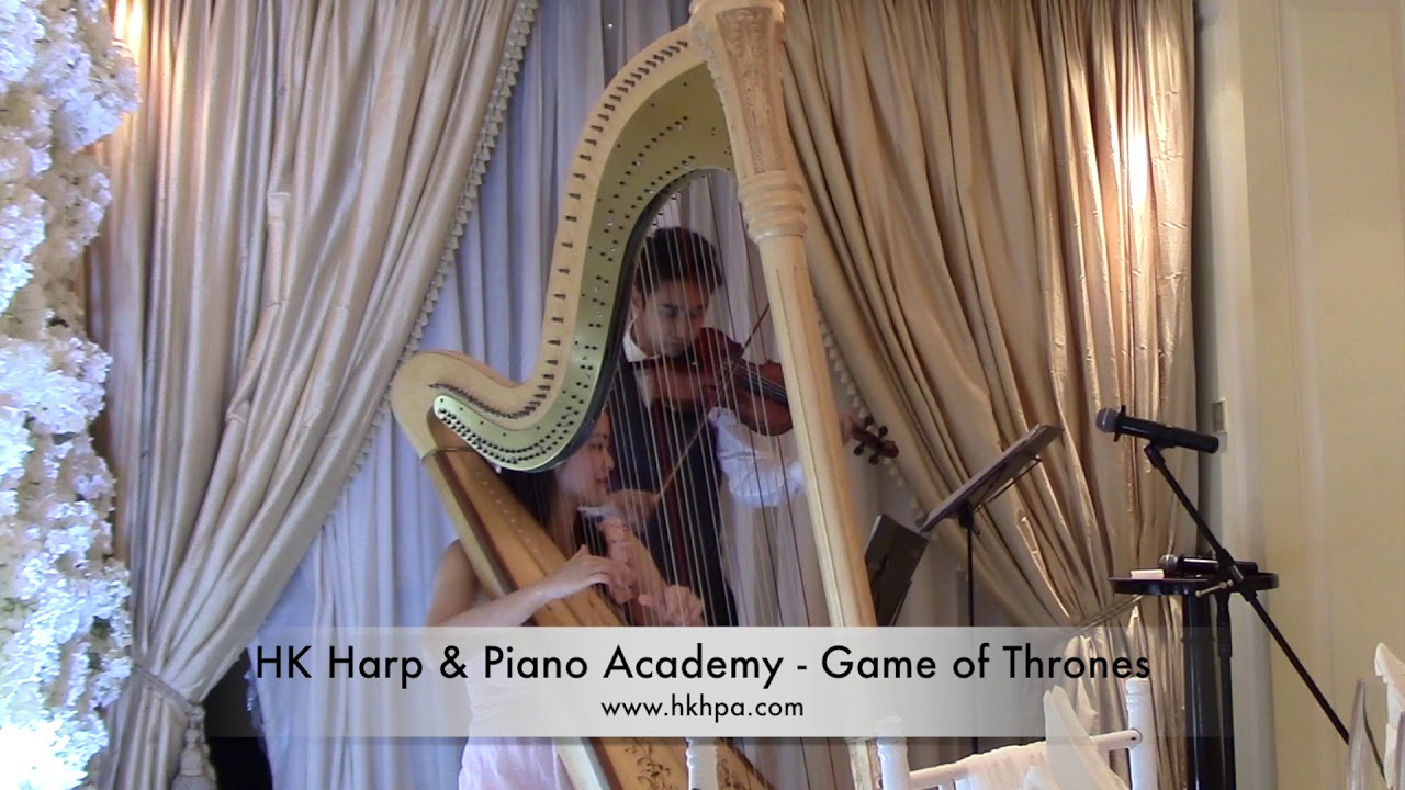 HK Harp & Piano Academy - Game of Thrones (Wedding Performance)