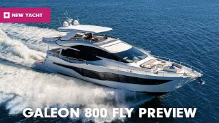 Galeon 800 FLY Sea Trials 1