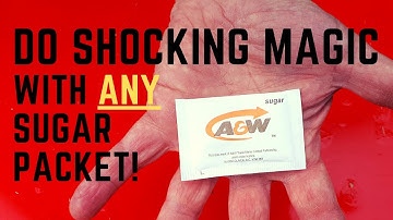 DO SHOCKING MAGIC WITH ANY SUGAR PACKET (Learn the Amazing Secret!)