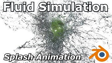 Blender Fluid Simulation & Breakdown | Apple Splash