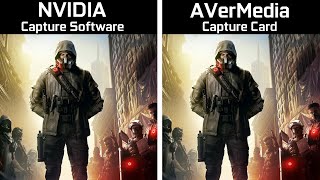 Nvidia Capture Software vs AVerMedia Capture Card - FPS Test