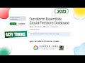 Terraform Essentials: Cloud Firestore Database | #googlecloud #arcade #qwiklabs