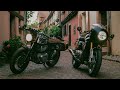 Motorcycle touring on cafe racers  one of the most beautiful villages in france motovlog