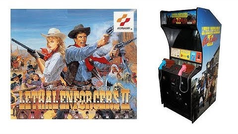 Lethal Enforcers II: Gun Fighters! Arcade Game Complete Play Through!