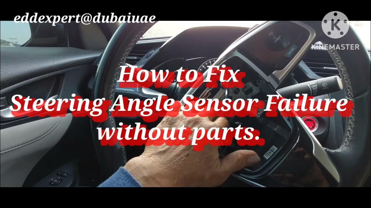 🇵🇭 How to Fix Steering Angle Sensor Failure. EPS Lights up. Honda Civic