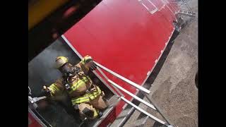 Inside the Burn Trailer