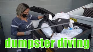 Dumpster Diving(Espanol)cosas interesante/lo que tiran en usa