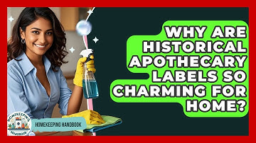 Why Are Historical Apothecary Labels So Charming For Home? - Homekeeping Handbook