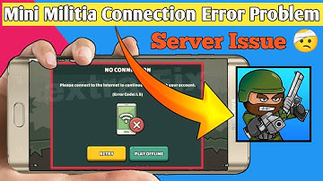 Mini militia match not starting problem | Mini militia server unavailable | Games Specials |