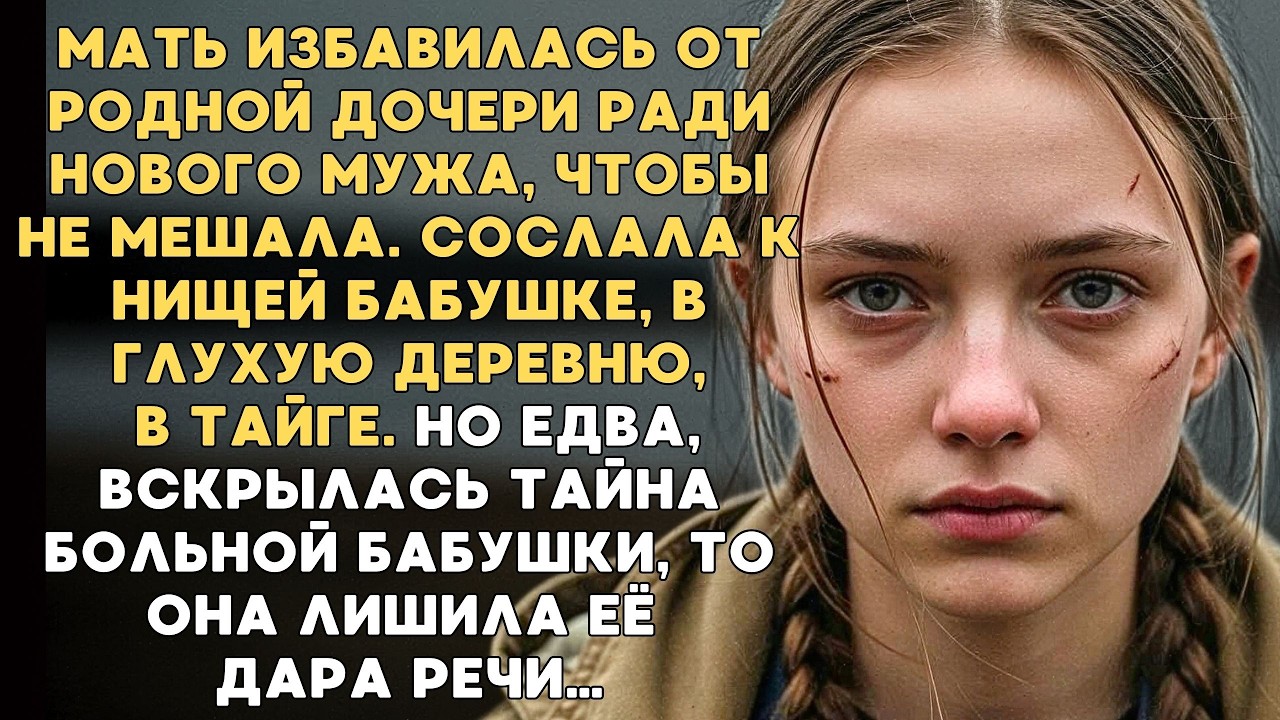 МАТЬ вышвырнула дочь в глухую деревню к нищей бабушке, чтобы не мешала. Но карма жестоко наказала...
