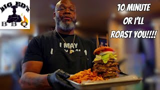 Big Ed's BBQ Food Challenge Only 10 Minute Time Limit