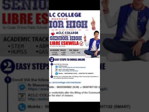 How to enrol in ACLC College of Mandaue online!