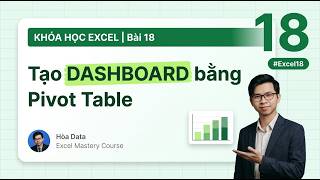 #Excel18 | Tạo DASHBOARD Excel Chuyên Nghiệp Bằng Pivot Table | Hòa Data