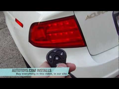 Acura TL 2004 Remote Start with Idatalink Immobilizer Bypass, Install by Autotoys.Com