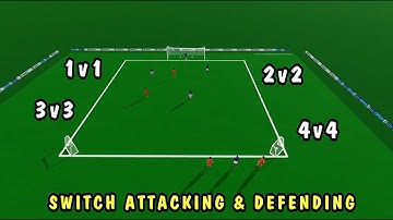 ⚽ Switching Attacking - Defending  - 1V1 to 2V2 to 3V3 to 4V4  (lEGXSC) ⚽