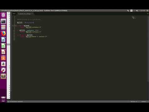 Python how to Search for an item in List or Array - YouTube