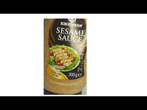 Соус кунжутний горіховий Kikkoman 300 г, видео 1