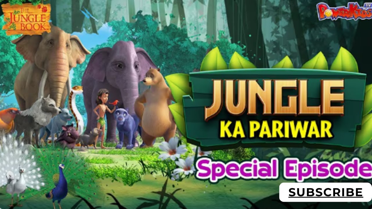📚⭐National Family Day | JUNGLE KA PARIWAR Special Episode | Jungle Book Story.Funkycartoonseries