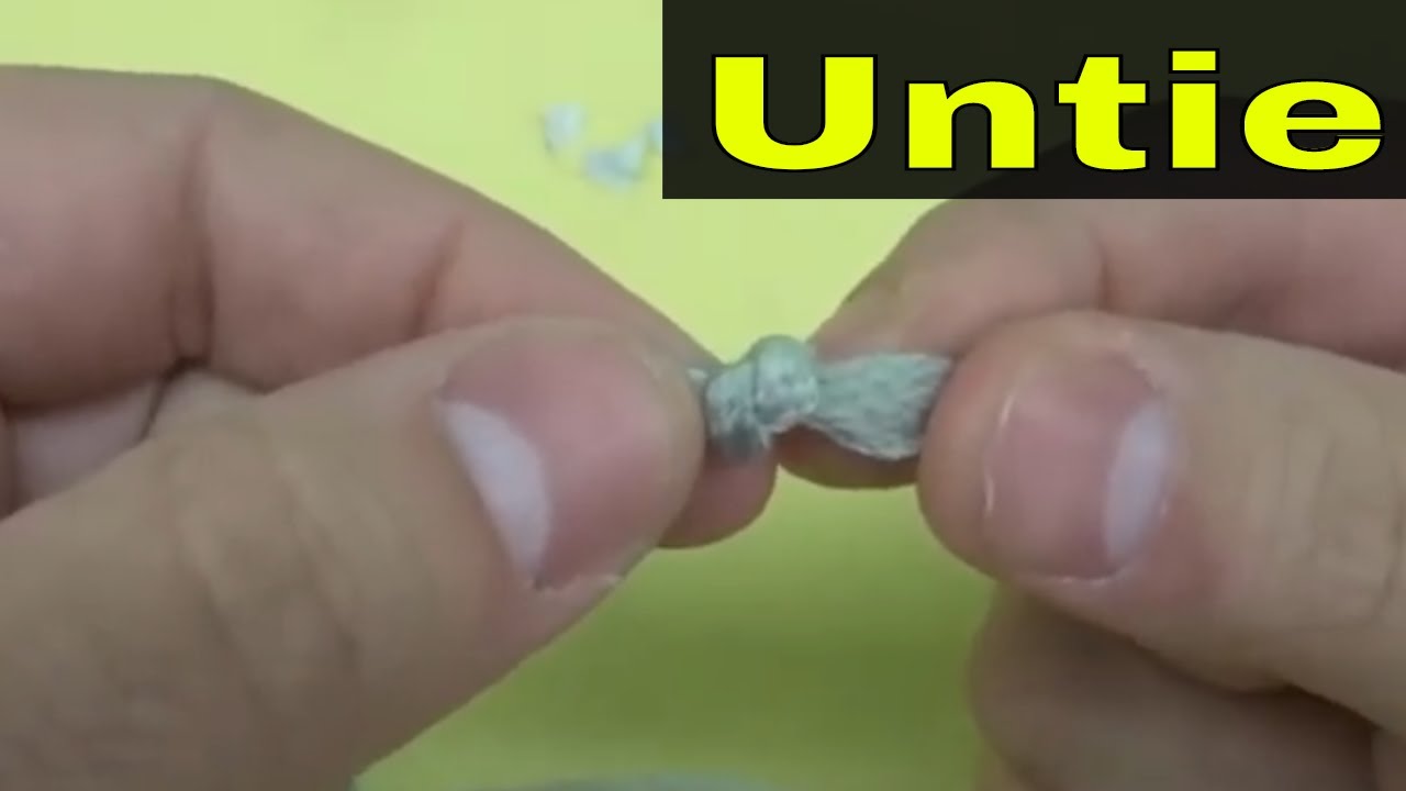 9 Ways to Untie Shoelace or String Knots - wikiHow