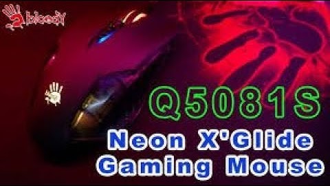 Bloody Q50 Neon gaming mouse UNBOXING