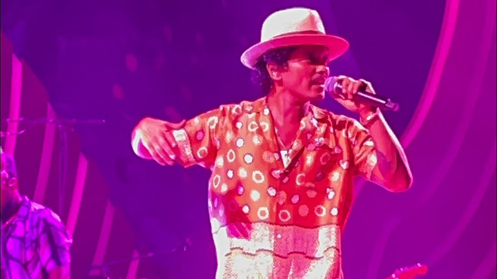 Bruno mars live in bangkok 2023 เต ม