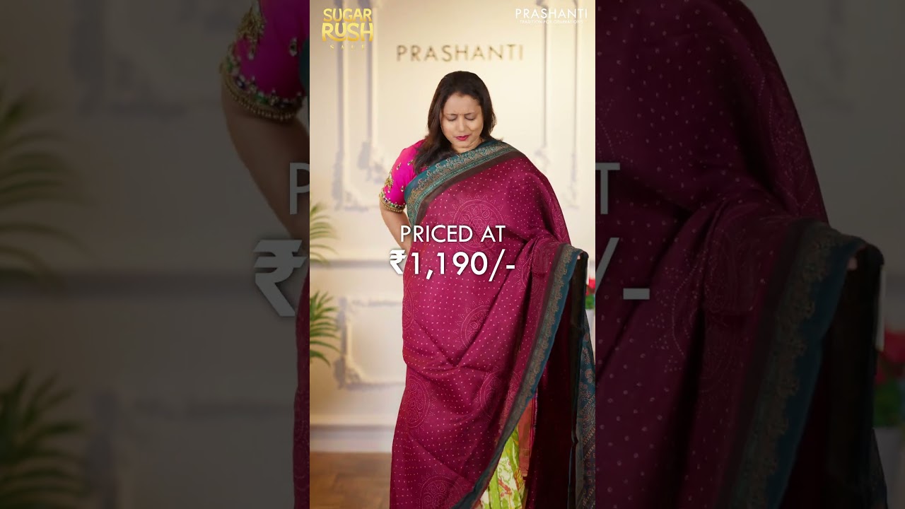 Semi Linen Sarees @ Rs. 1190/- | Upto 30% OFF | Prashanti