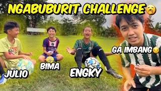NGABUBURIT SAMBIL LATIHAN DAN CHALLENGE SERU SERUAN🤣🔥