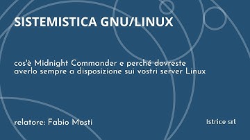 GNU/Linux - introduzione a Midnight Commander
