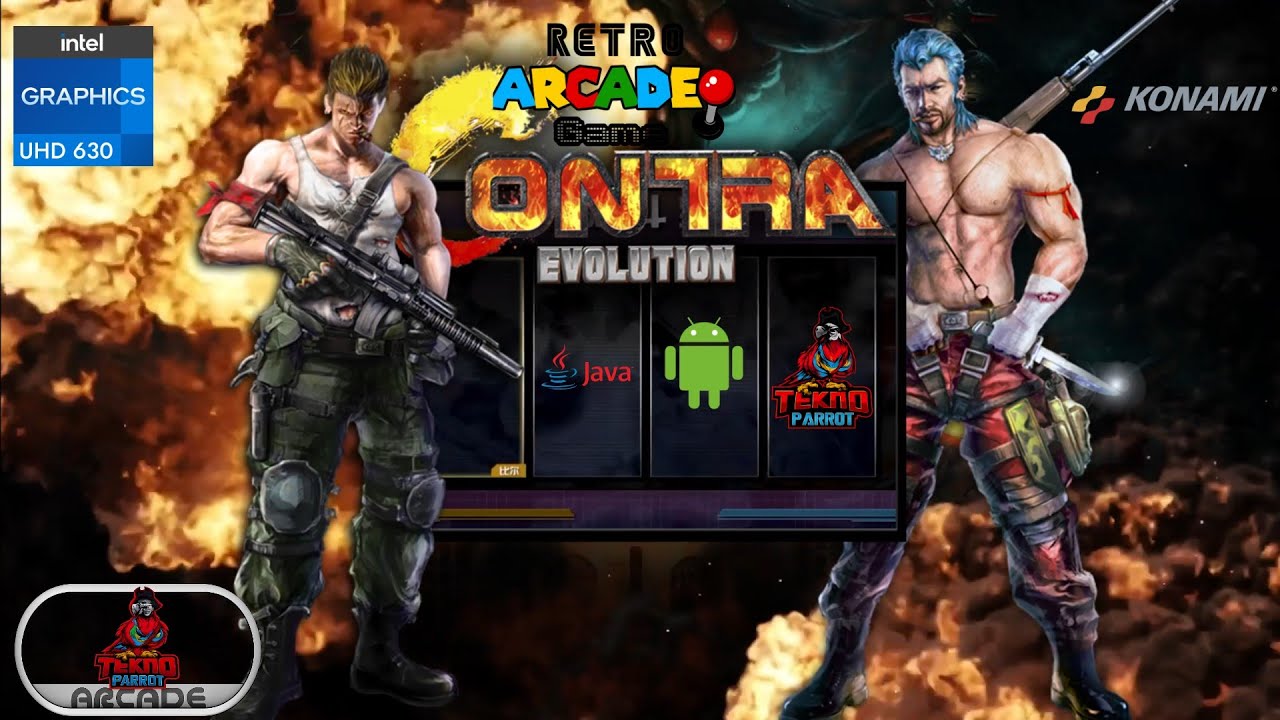 Contra Evolution HD Arcade Android Java Emulation (no graphics card ...