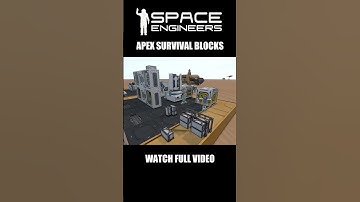 NEW BLOCKS IN APEX SURVIVAL DLC #survival #gaming #spaceengineers