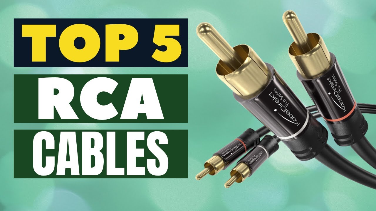 Top 5 Best RCA Cables 2022 - RCA Interconnect Cable Review 