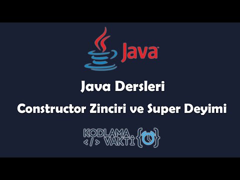 Video: Java'da super() kullanımı nedir?