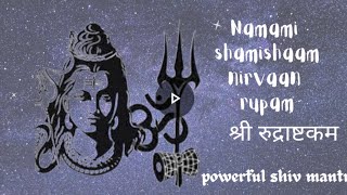 @hare5080 || Namami Shamisaan Nirvaan Rupam||Shree Rudhrastakam Shotra || Soulful Shiv Mantra ||