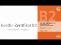 Goethe Zertifikat B2 Modellsatz 01