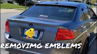 Emblem Removal