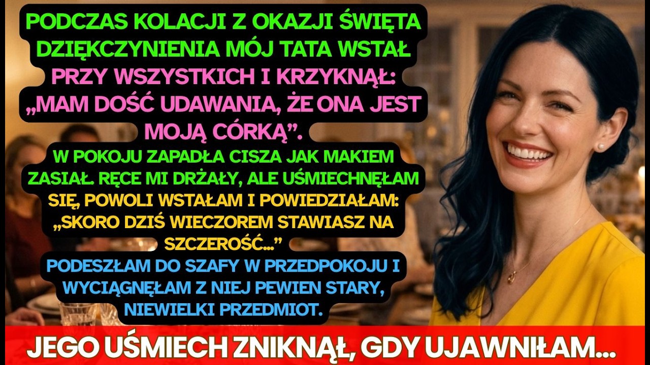 W Święto Dziękczynienia wyjęłam z pudełka po babci kopertę z wynikiem testu DNA sprzed lat. Przeczytałam na głos: „Prawdopodobieństwo ojcostwa 99,998%”. Mój ojciec zbielał, a Dian, jego druga...