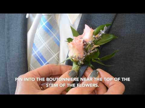 Como PIN em um Boutonniere