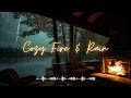 Work Music | Rain & Cozy Fireplace Deep Focus Outdoor Calm Relax Soft Ambience 無廣告背景音乐 12 AM 4K