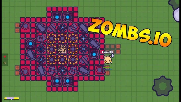 ZOMBS.IO- BEST UNBEATABLE BASE // 4 players infinite afk time (New update)  