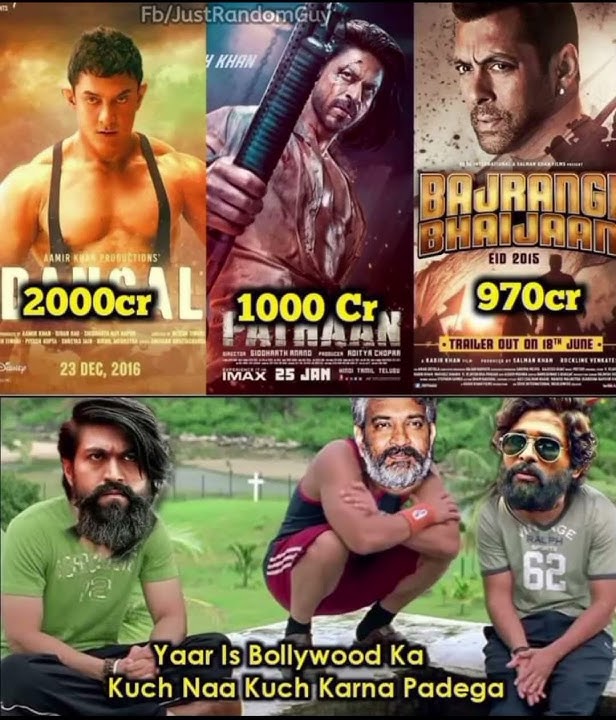 Bollywood Vs South Indian Comparison | #shorts